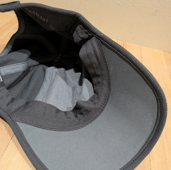 Adidas Dark Gray Cap with Light Pink Logo - Picture 8 of 8